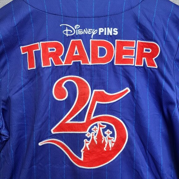 Disney Pin Trader Jersey Adult Medium Baseball Button Down Short Sleeve 2025 - Picture 6 of 11